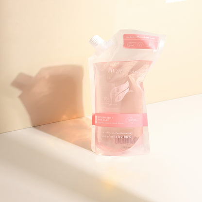 Freshwater Farm Australia Rosewater + Pink Clay Hand Wash Refill Pouch 1l
