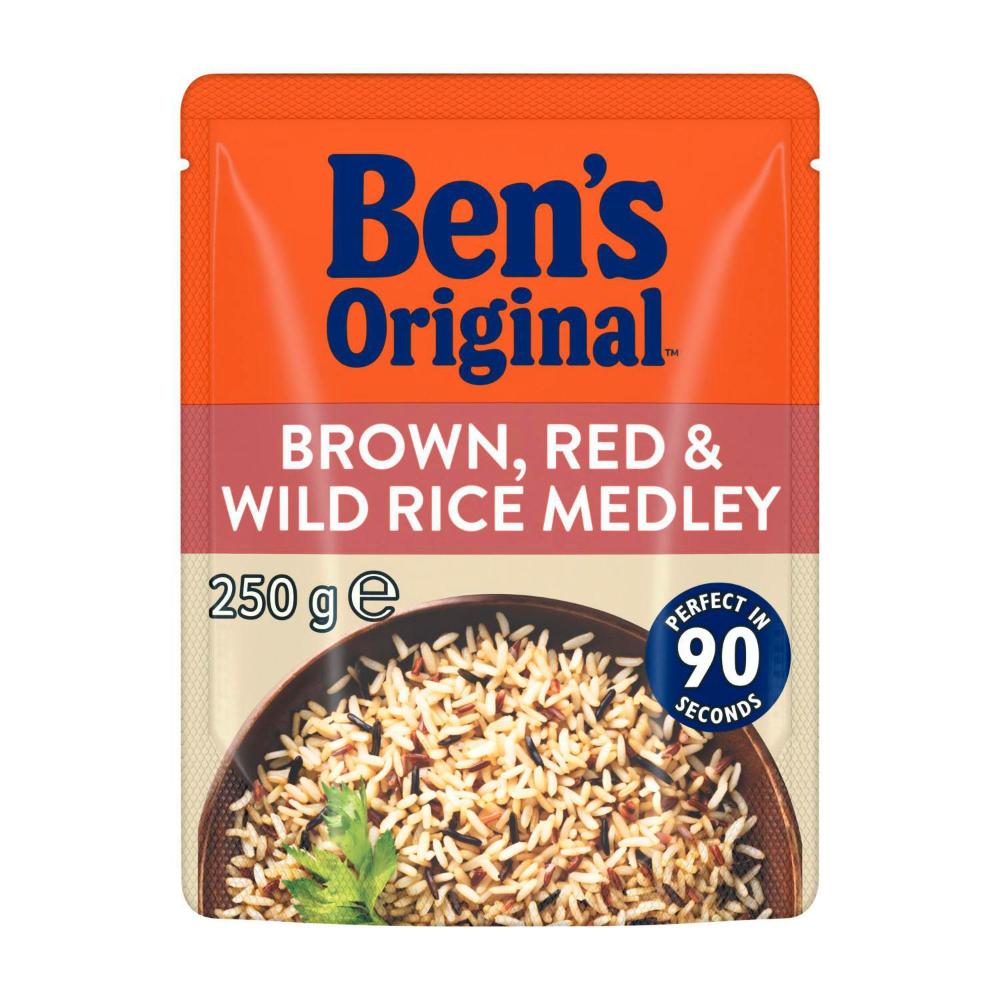 Ben's Original Brown Red And Wild Medley Rice Pouch - 250g