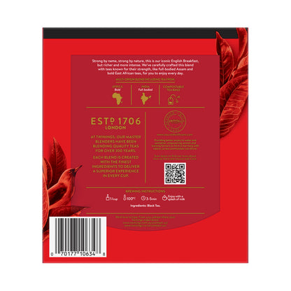 Twinings English Breakfast Extra Strong Tea Bags 80 Pack - 200g