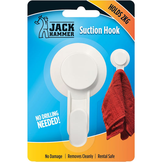 Jack Hammer Suction Hook Holds 2kg Each