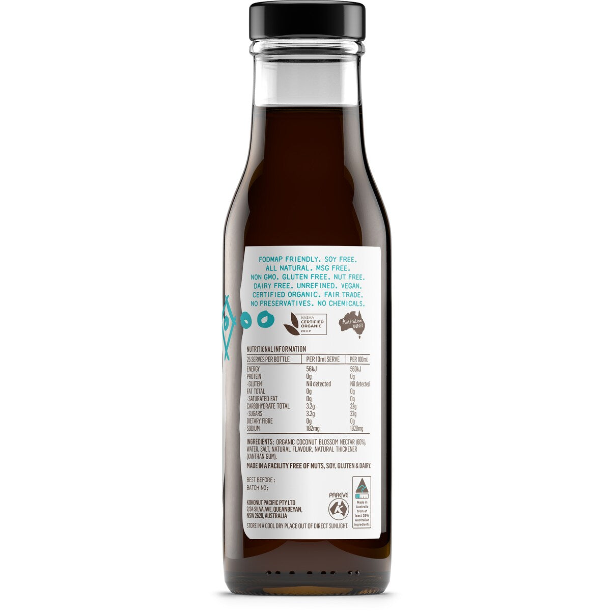 Niulife Organic Naked Coconut Amino Sauce Extra Thick 250ml