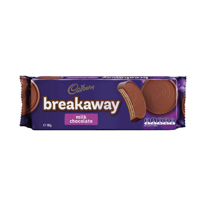 Cadbury Breakaway Milk Chocolate Biscuits - 180g