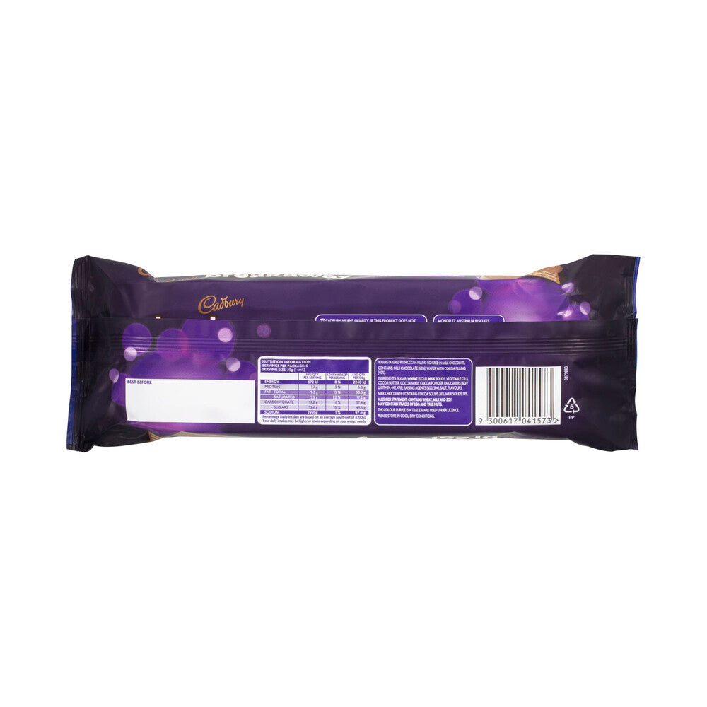 Cadbury Breakaway Milk Chocolate Biscuits - 180g