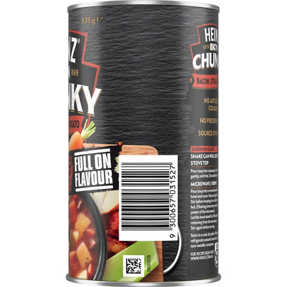Heinz Big N Chunky Bacon, Steak, Potato Soup 535g