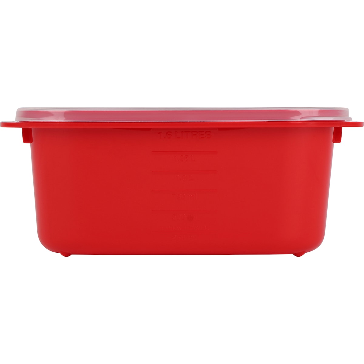 Decor Microsafe Easy Heat Oblong Container 1.6l Each