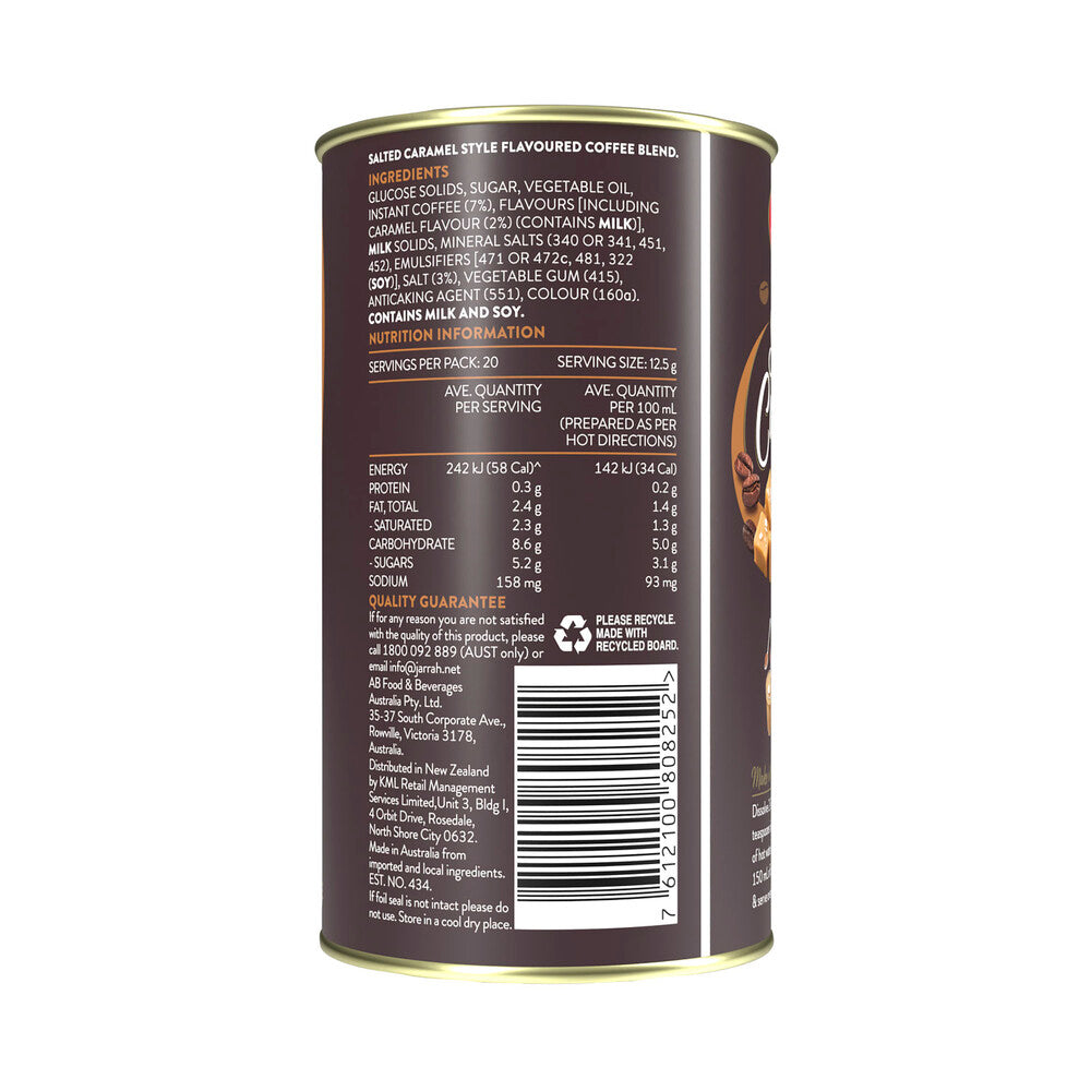 Jarrah Salted Caramel Latte Instant Coffee - 250g