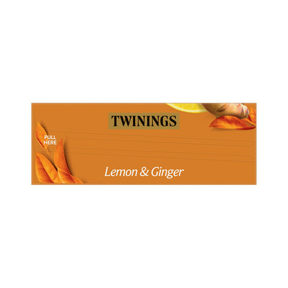 Twinings Lemon & Ginger Infusions Tea Bags 80 Pack - 120g
