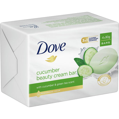 Dove Beauty Cream Bar Cucumber 4 X 90 G