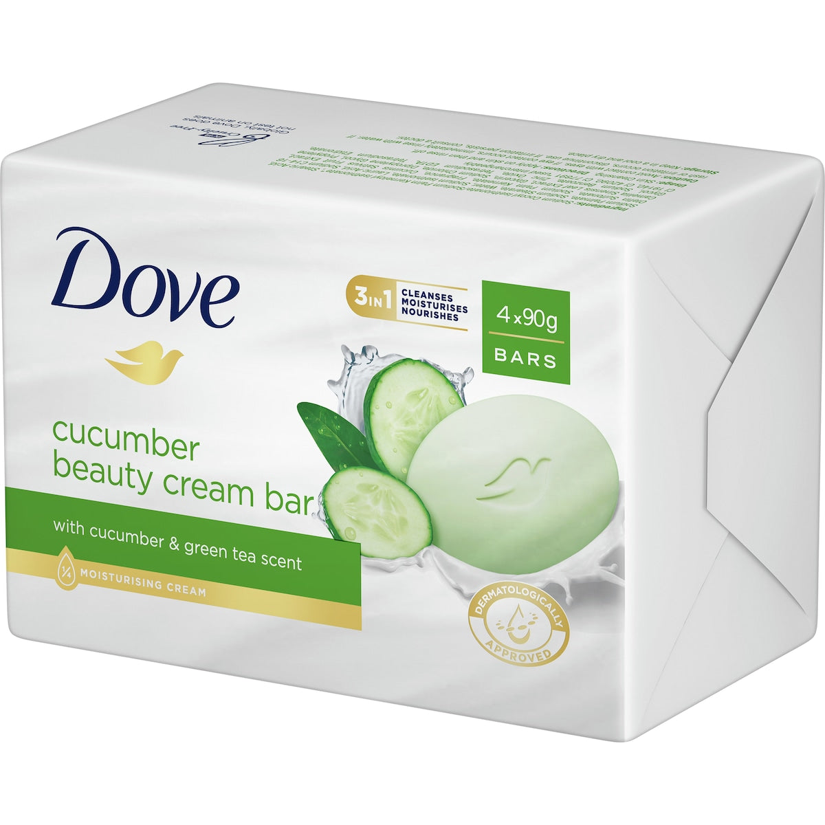 Dove Beauty Cream Bar Cucumber 90g X 4 Pack