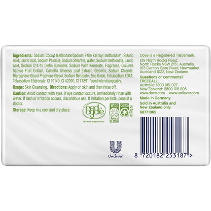 Dove Beauty Cream Bar Cucumber 90g X 4 Pack
