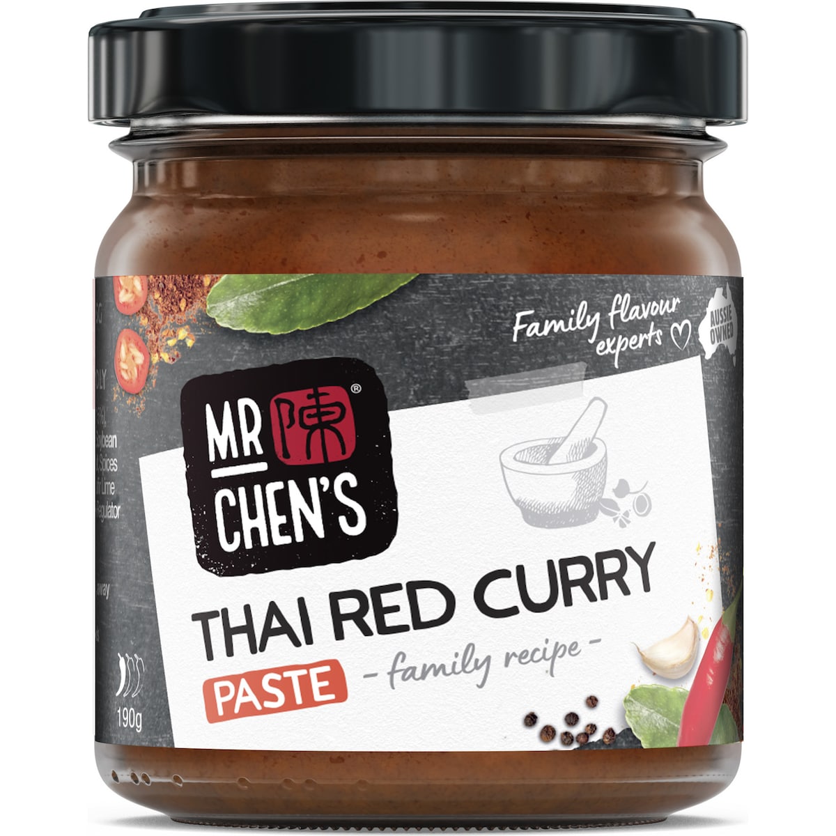 Mr Chens Thai Red Curry Paste 190g