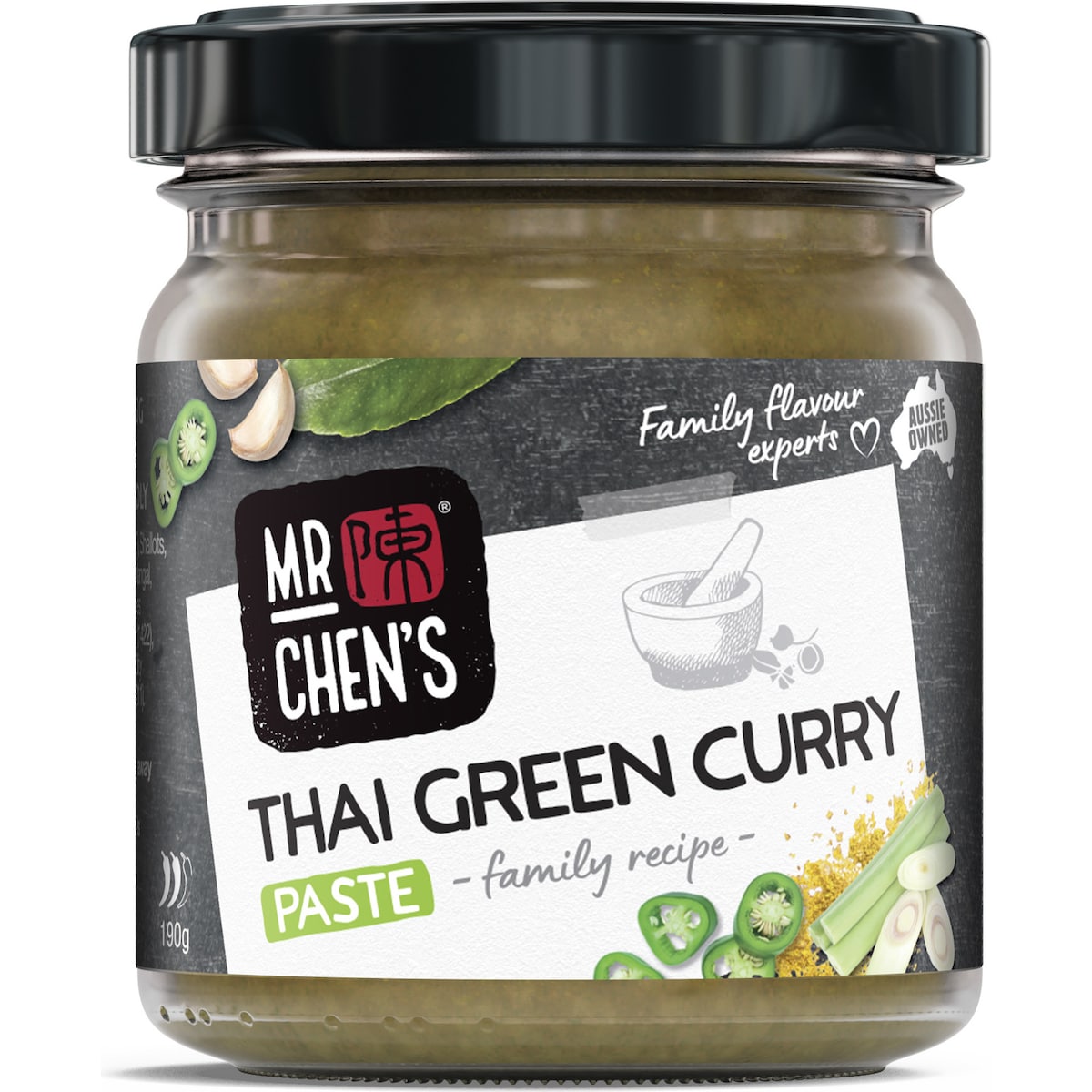 Mr Chens Thai Green Curry Paste 190g