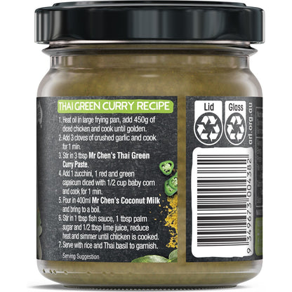 Mr Chens Thai Green Curry Paste 190g