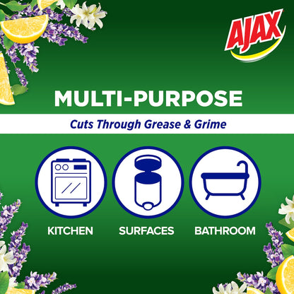 Ajax Spray & Wipe Multipurpose Cleaner Lavender & Citrus 500ml