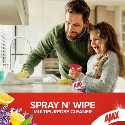 Ajax Spray & Wipe Multipurpose Cleaner Lavender & Citrus 500ml