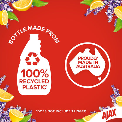 Ajax Spray & Wipe Multipurpose Cleaner Lavender & Citrus 500ml