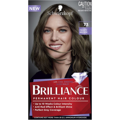 Schwarzkopf Brilliance Permanent Hair Colour Frosty Cool Brown Each