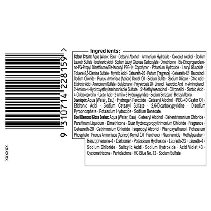 Schwarzkopf Brilliance Permanent Hair Colour Frosty Cool Brown Each