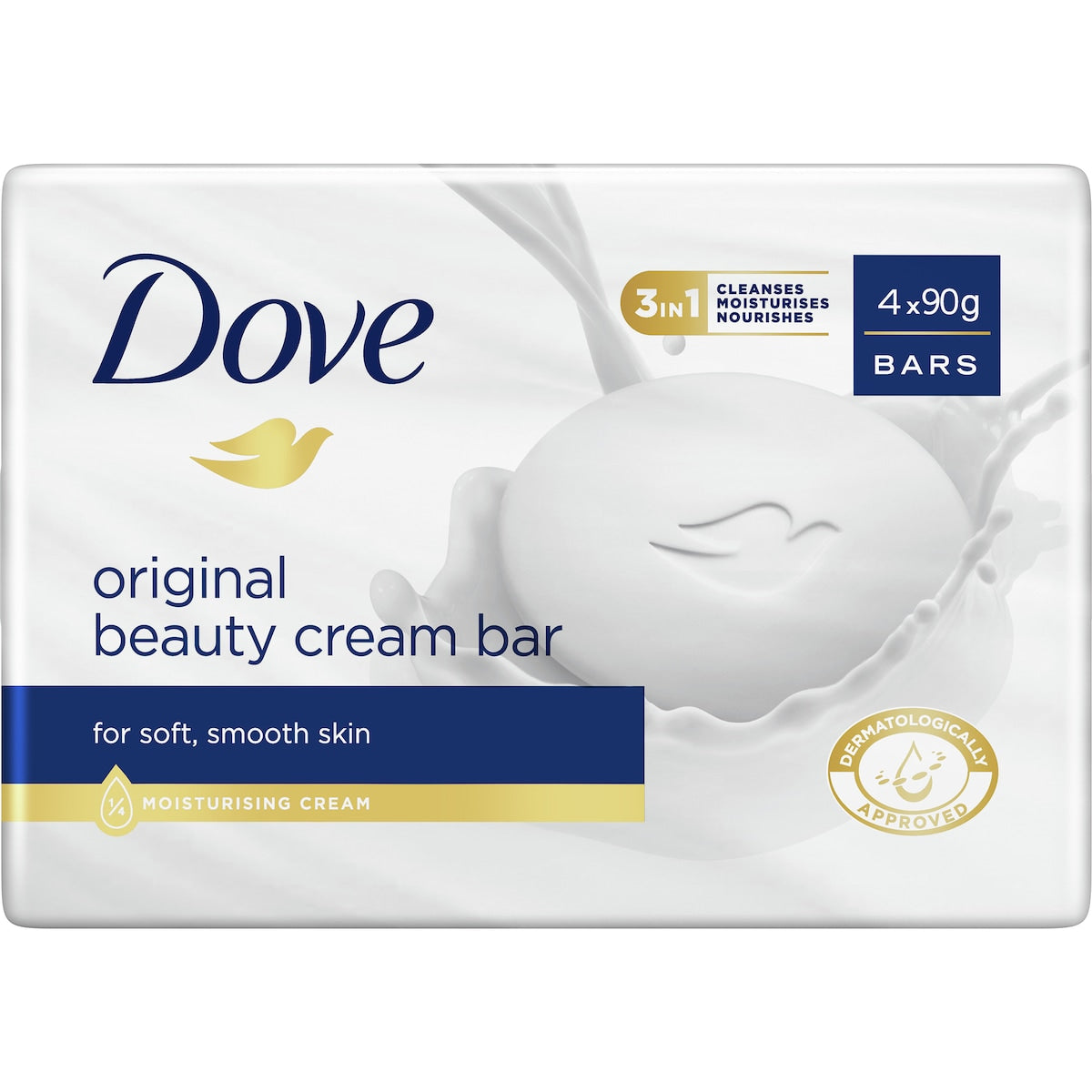 Dove Beauty Bar Original 90g X 4 Pack
