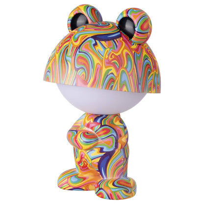 Arlec Small Graffiti Standing Frog Lamp - 120 x 200mm