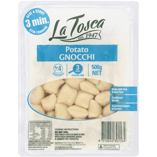 La Tosca Fresh Pasta Potato Gnocchi 500g