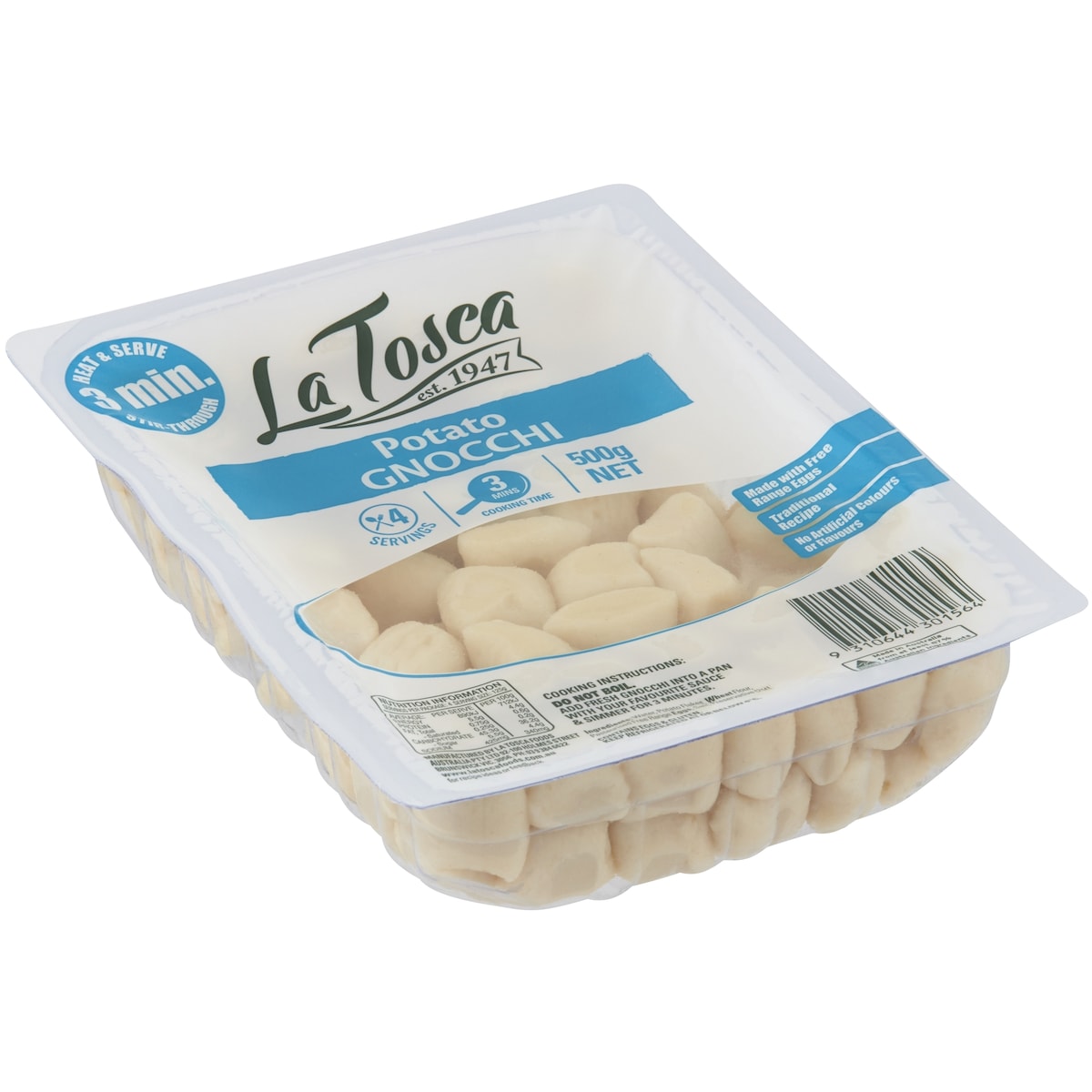 La Tosca Fresh Pasta Potato Gnocchi 500g