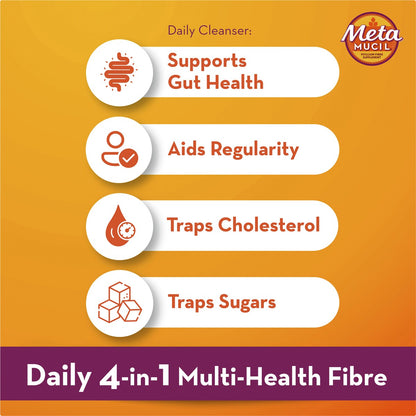 Metamucil Orange Smooth Fibre Powder 114 Doses 673g