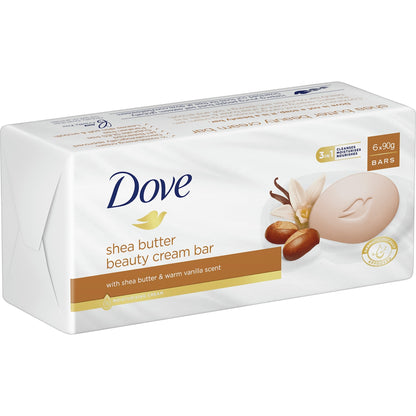 Dove Beauty Bar Shea Butter 90g X 6 Pack