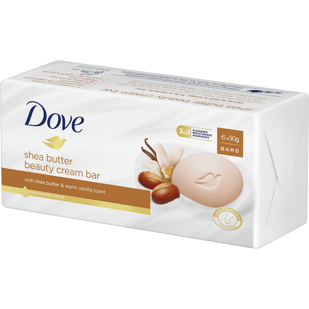 Dove Beauty Bar Shea Butter 90g X 6 Pack