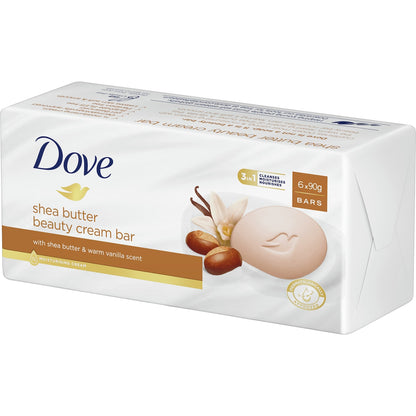 Dove Beauty Bar Shea Butter 90g X 6 Pack
