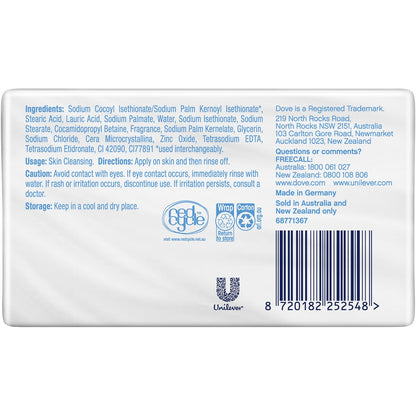 Dove Beauty Cream Bar Gentle Exfoliating 4 X 90 G