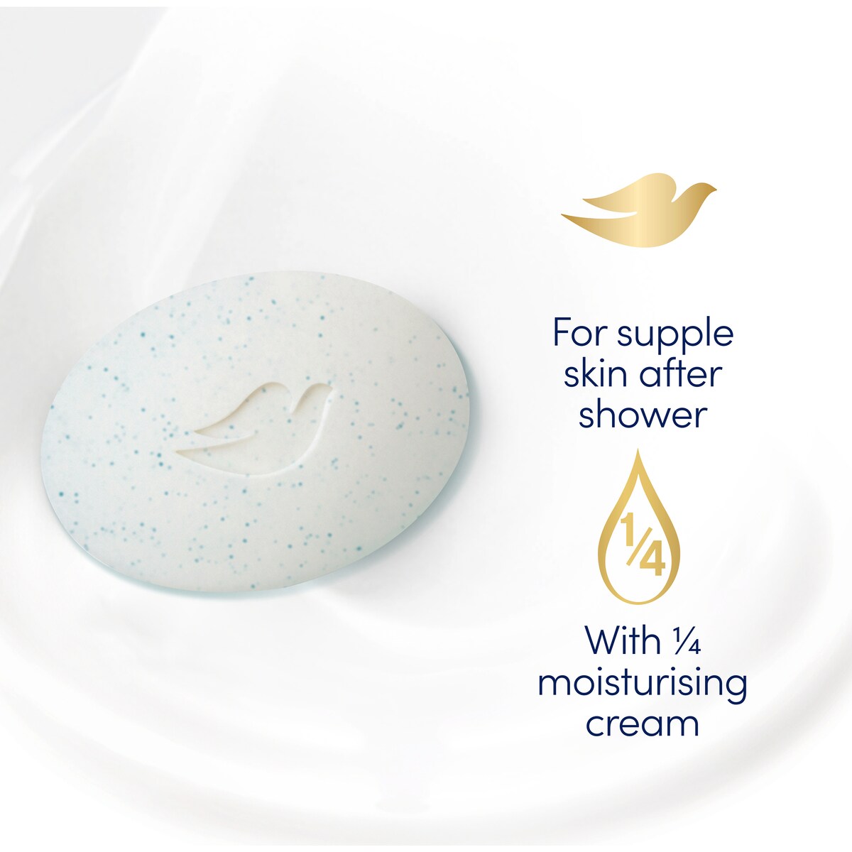 Dove Beauty Cream Bar Gentle Exfoliating 4 X 90 G