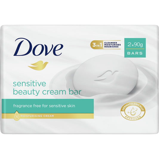 Dove Beauty Cream Bar Sensitive 2 X 90 G