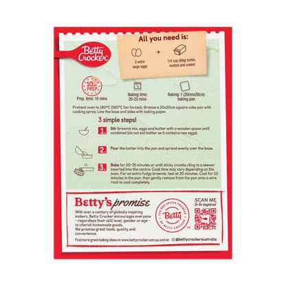 Betty Crocker Bake Smart Gluten Free Chocolate Fudge Brownie Mix - 450g