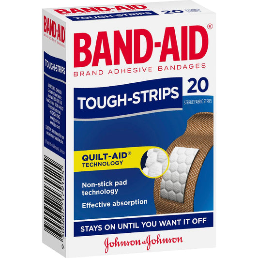 Band-aid Tough Strips Regular 20 Pack