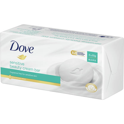 Dove Beauty Bar Sensitive 90g X 6 Pack