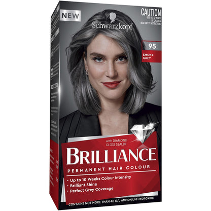 Schwarzkopf Brilliance Permanent Hair Colour Smoky Grey Each