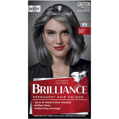 Schwarzkopf Brilliance Permanent Hair Colour Smoky Grey Each