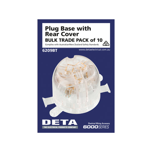 Deta Miniature Plug Base - 10 Pack - 10A