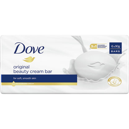 Dove Beauty Cream Bar Original 6 X 90 G