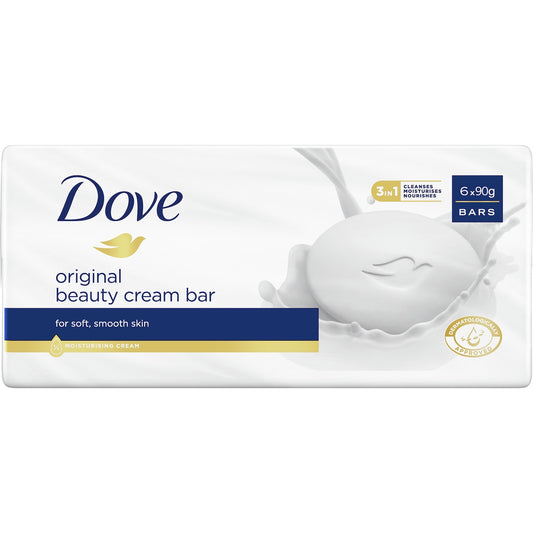 Dove Beauty Cream Bar Original 6 X 90 G