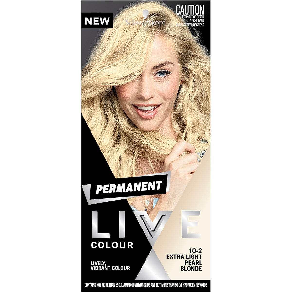 Schwarzkopf Live Colour Blonde Hair Dye Light Pearl Blonde Permanent each