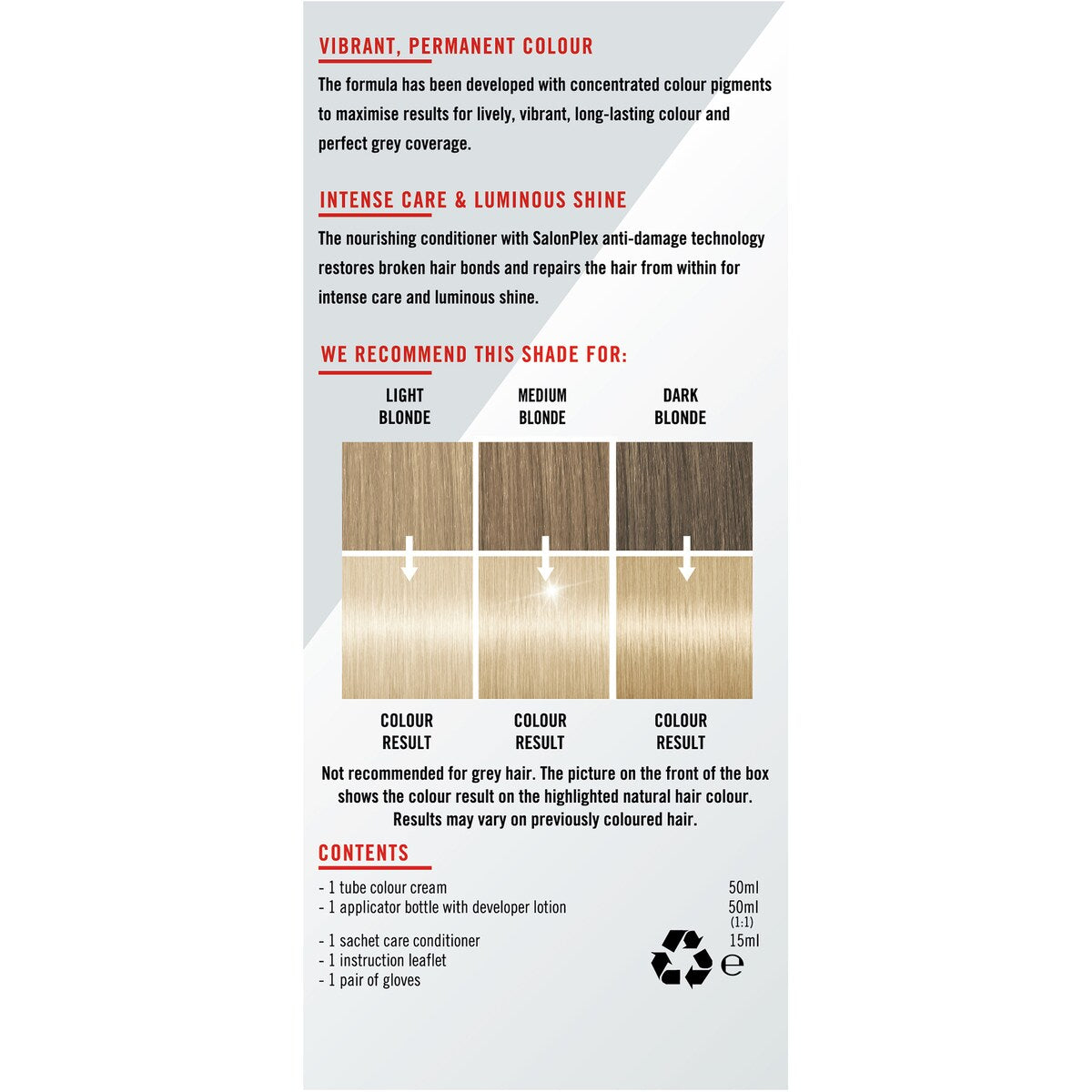 Schwarzkopf Live Colour Blonde Hair Dye Light Pearl Blonde Permanent each