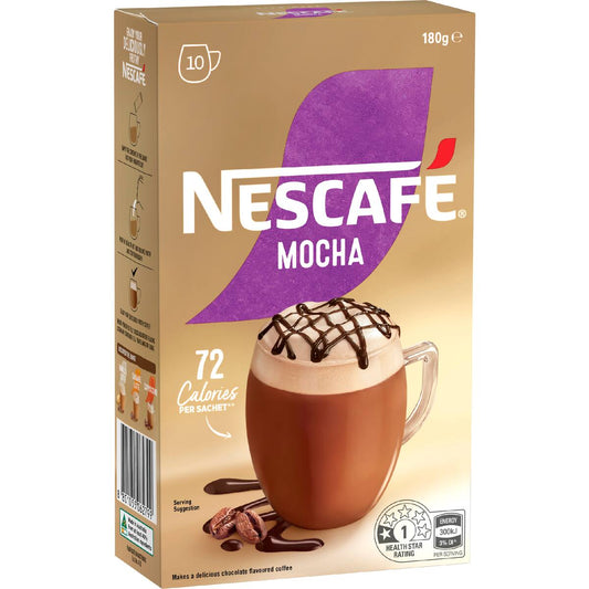 Nescafe Mocha Coffee Sachets 10 Pack