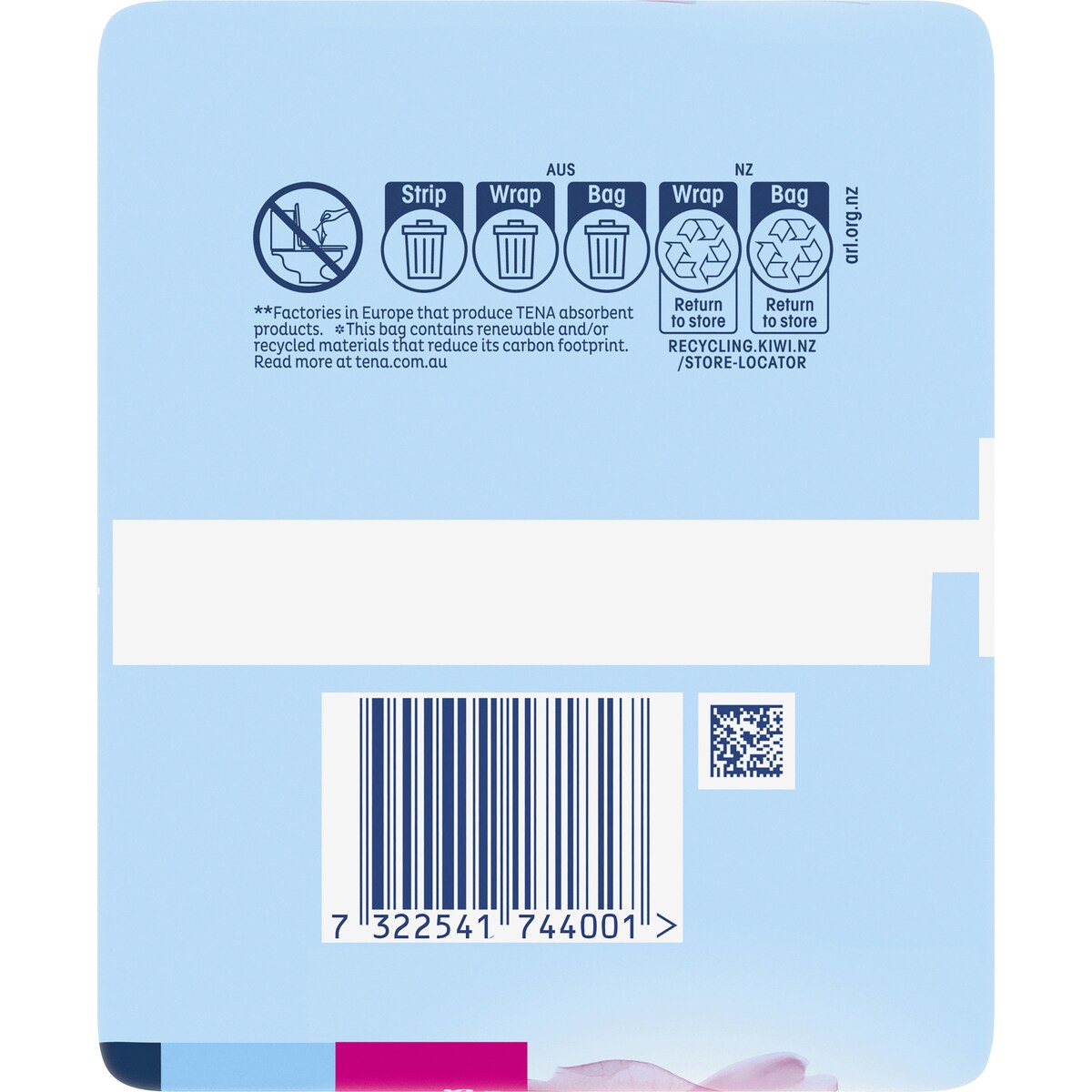 Tena Pads Extra Standard Length 24 Pack