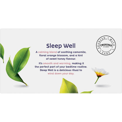 Twinings Sleep Well Tea Bags 22 Pack