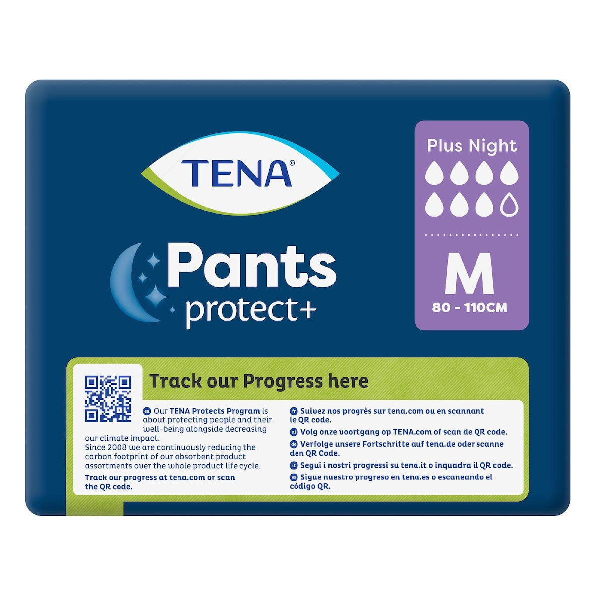 Tena Incontinence Pants Plus Night Size M 12 Pack