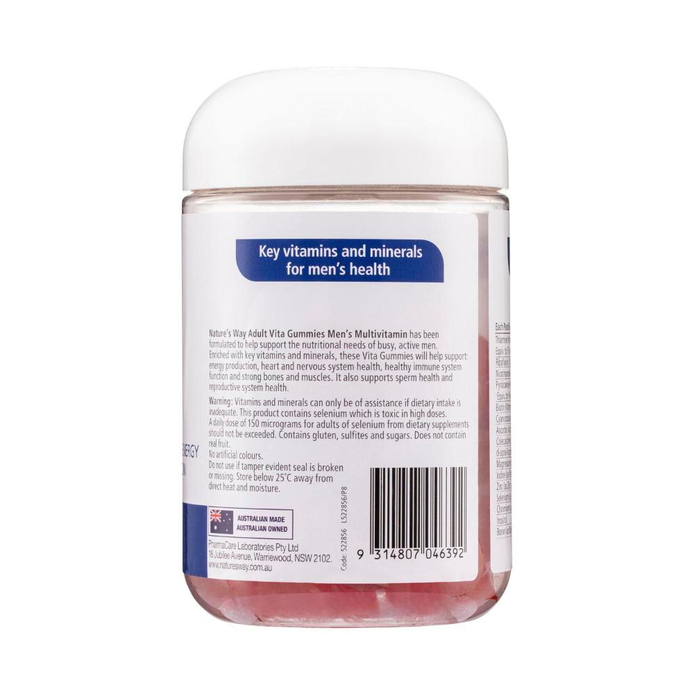 Nature's Way Men's Multi-vitamin Vita Gummies - 100 pack