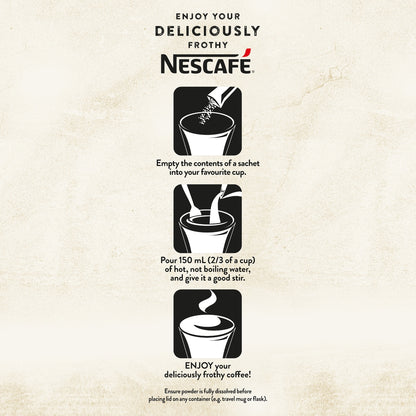 Nescafe Hazelnut Latte Coffee Sachets 10 Pack