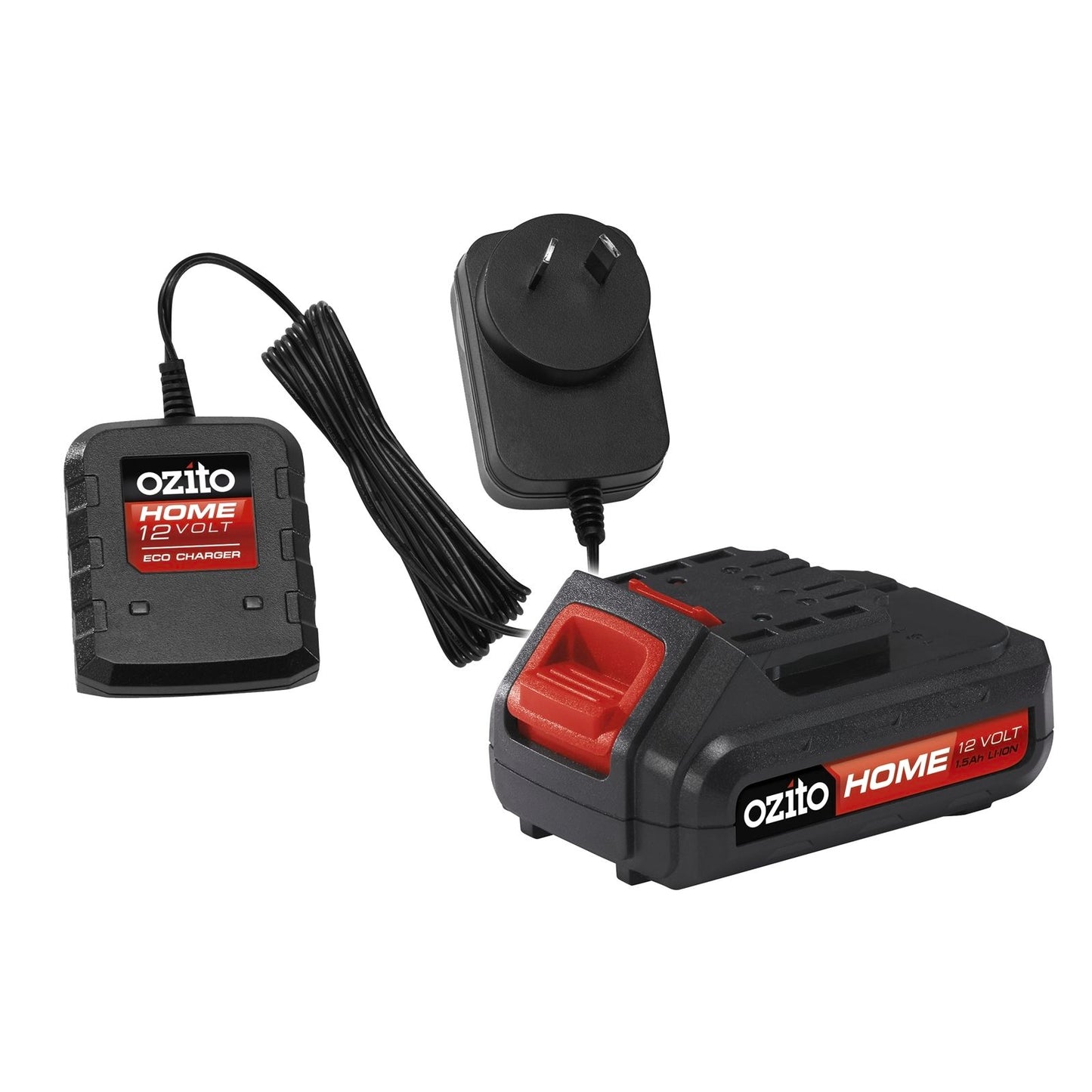 Ozito Home 12V Battery and Charger - 1.5Ah